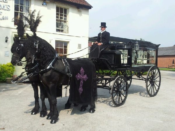 Horse drawn hearse