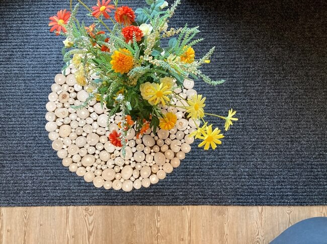 Log Table In Harrogate Funeral Directors