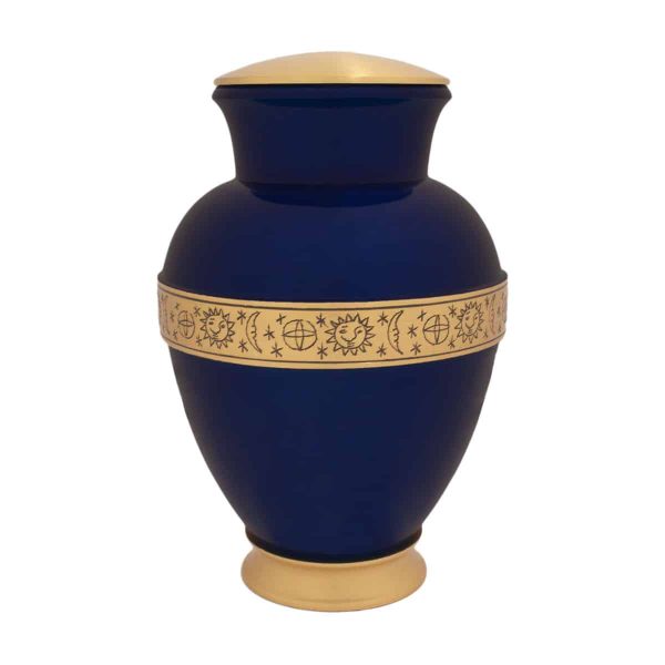 Brass Urn, Blue Harvest