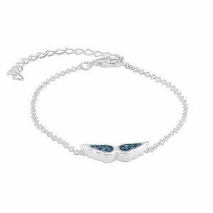 EverWith Ladies Angel Wings Memorial Ashes Bracelet